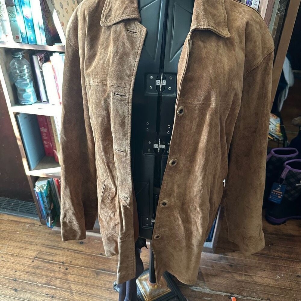 Vintage tan western XL Yellowstone vintage leather jacket